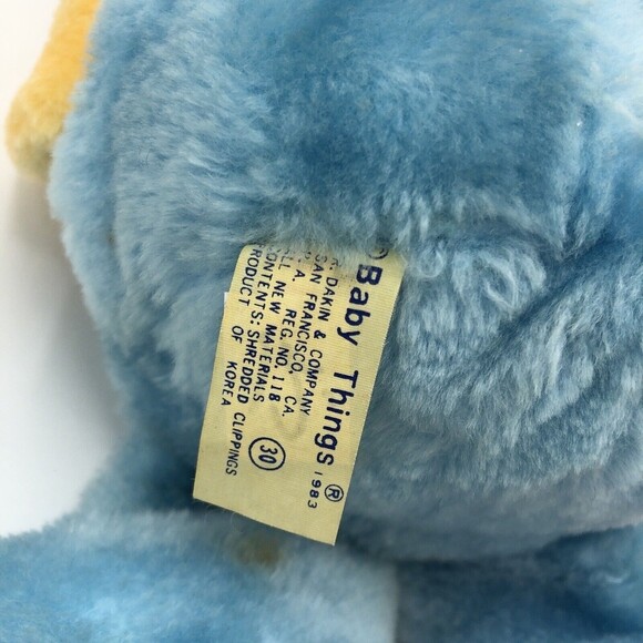 Vintage Dakin Baby Things Plush Rattle Chime Humpty Dumpty 1983 9" - Picture 3 of 7